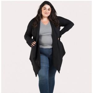 Organic Cotton Draped Cardigan